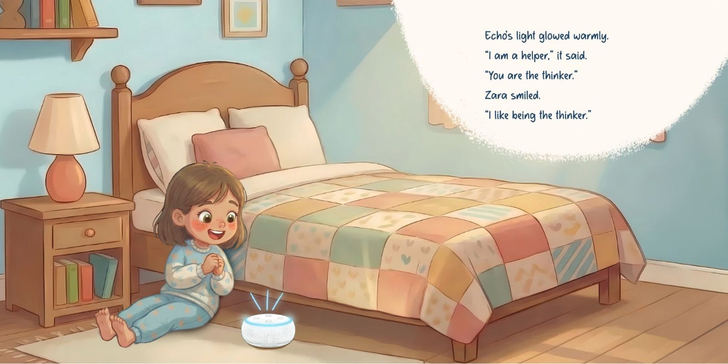 Zara and Echo the Talking Helper