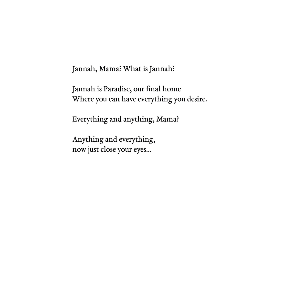 Can You Imagine the Joy of Jannah?