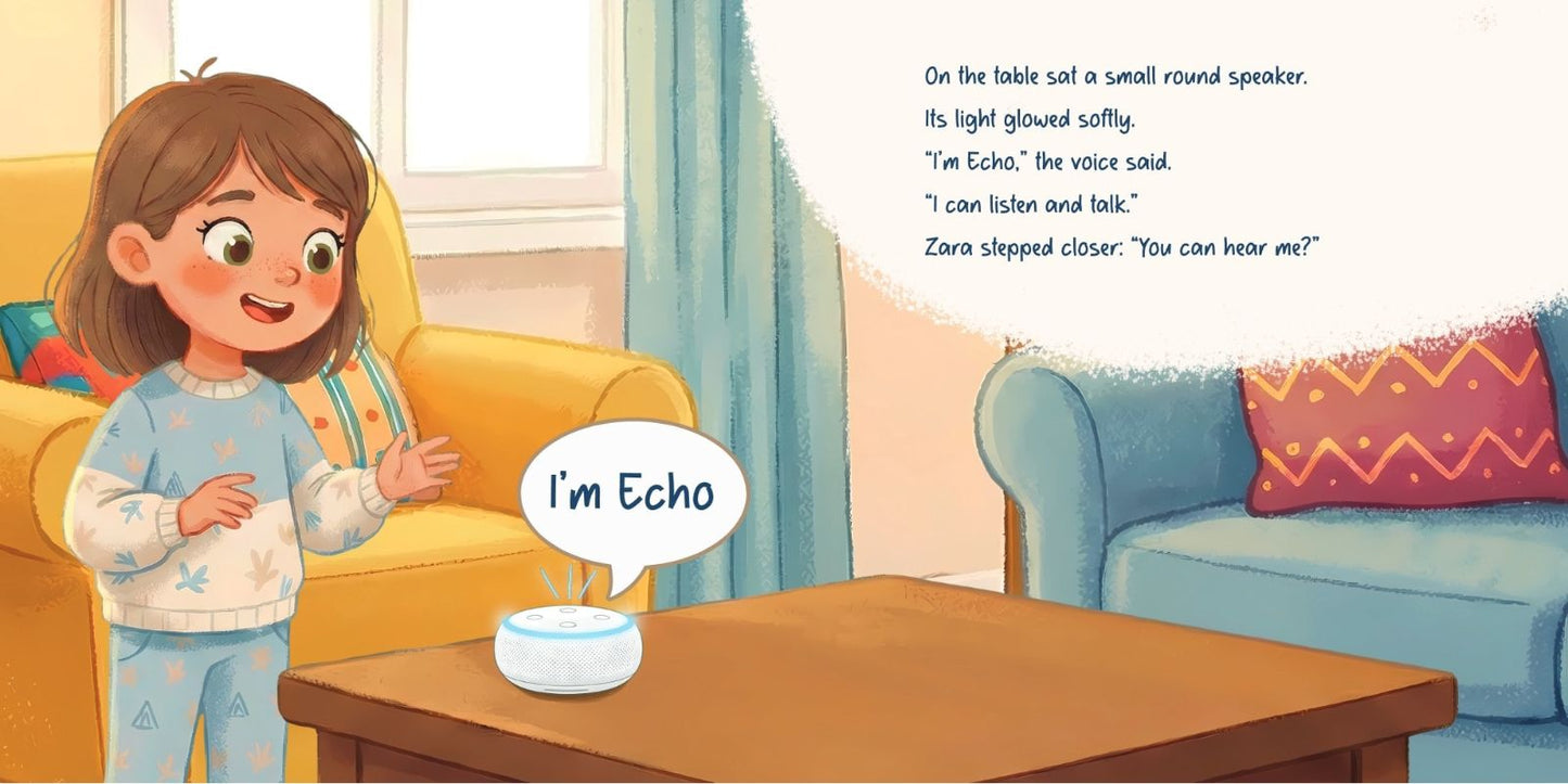 Zara and Echo the Talking Helper