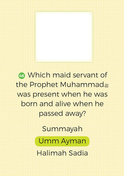 Seerah Quiz Cards