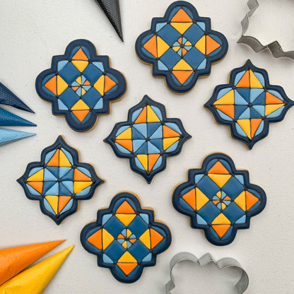 Pack of 2 Ottoman Tile Cookie Cutters