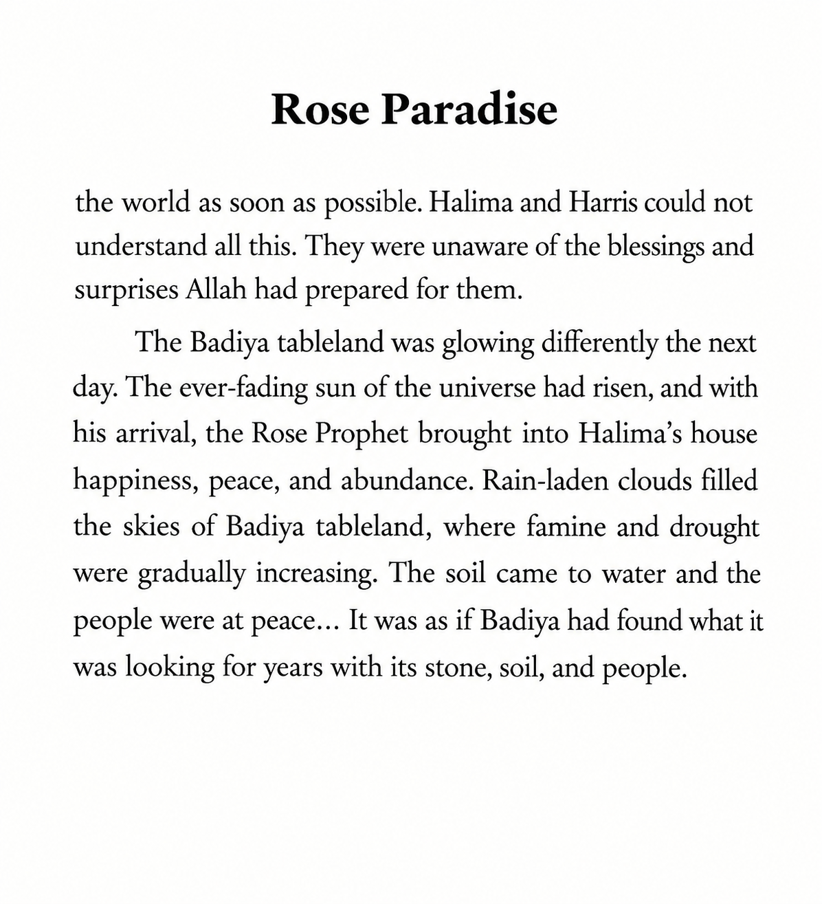 Rose Paradise The Life Of Prophet Muhammad Saw