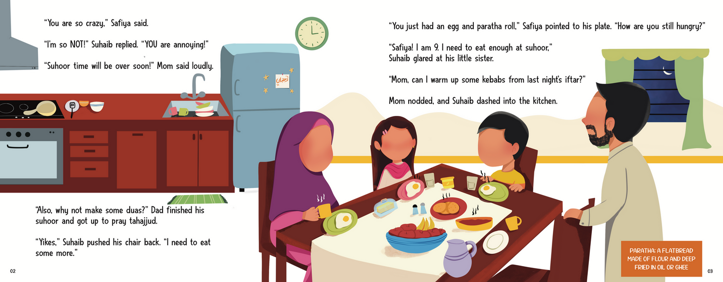 Suhaib and Safiya in Ramadan: Fasting or Feasting?